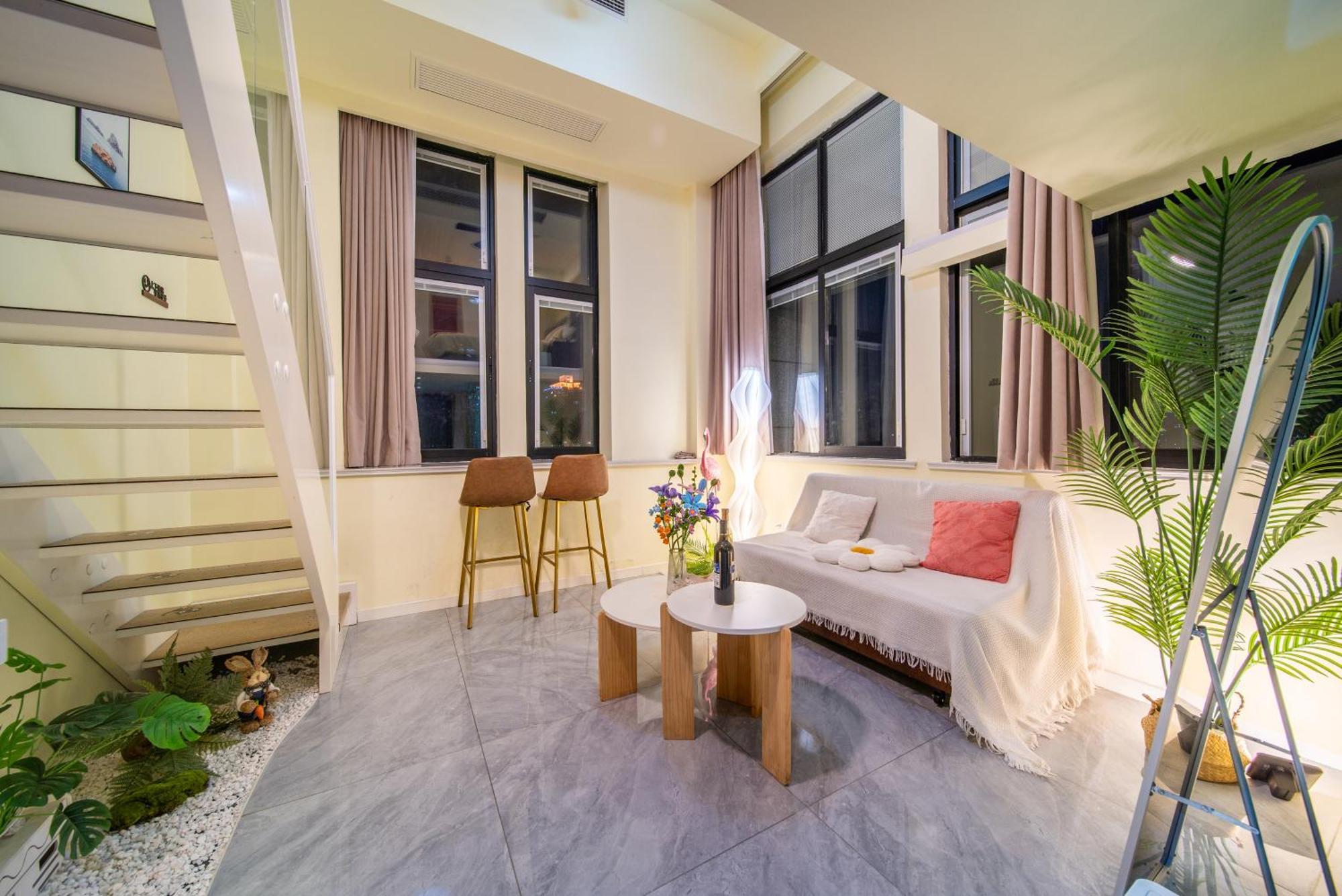 Qixi Boutique Apartment Lianyungang Bagian luar foto